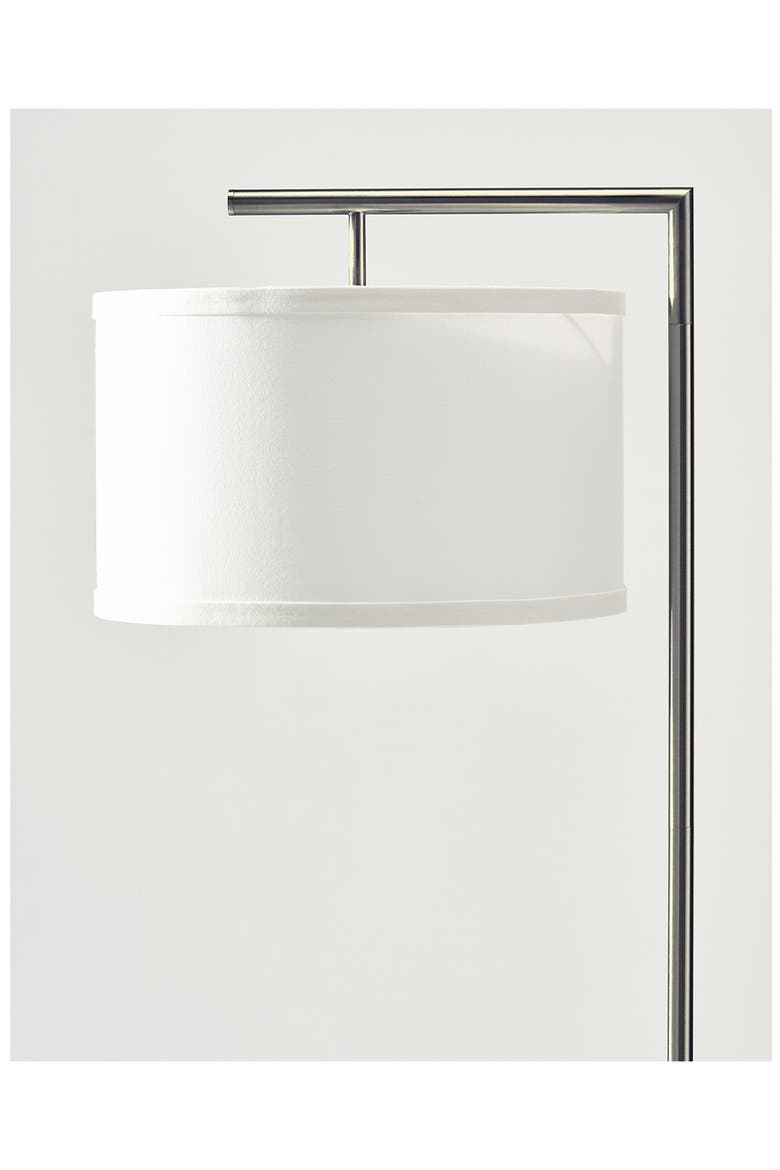 Montage Modern 60' LED Smart Home Compatible Floor Lamp, Alternate, color, SATIN NICKEL