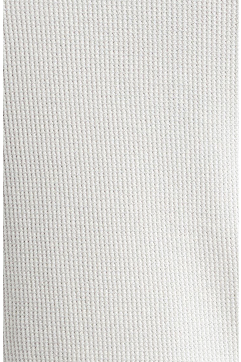 Waffle Cotton Henley, Alternate, color, ECRU