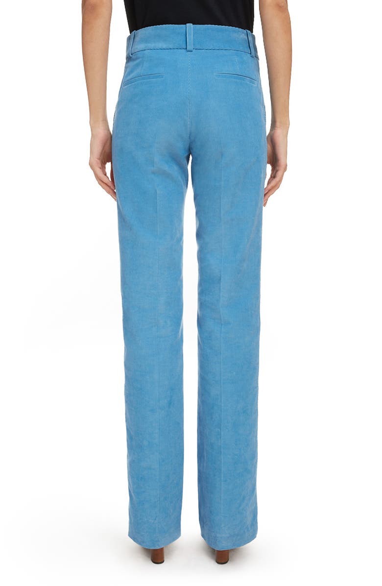 Victoria Beckham High Waist Straight Leg Corduroy Pants, Alternate, color,