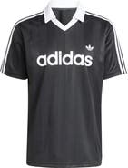 adidas Short Sleeve Stripe Soccer Jersey