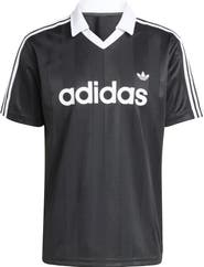 adidas Short Sleeve Stripe Soccer Jersey