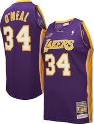 Mitchell & Ness Men's Mitchell & Ness Shaquille O'Neal Purple Los Angeles Lakers 2000 NBA All-Star Game Authentic Jersey