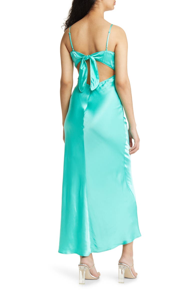 Malinda Slipdress, Alternate, color, AQUA
