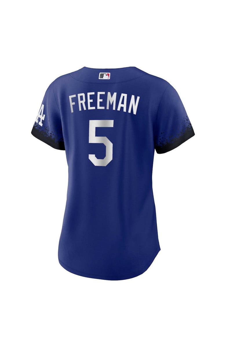 Nike Women's Nike Freddie Freeman Royal Los Angeles Dodgers City Connect Replica Player Jersey, Alternate, color, 