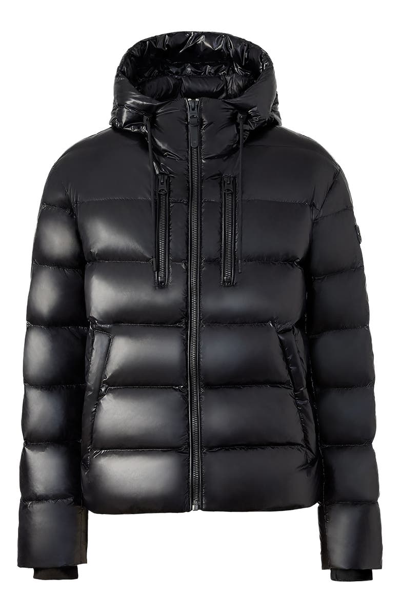 Mackage Victor Water Resistant Recycled Down Puffer Jacket, Alternate, color, Black