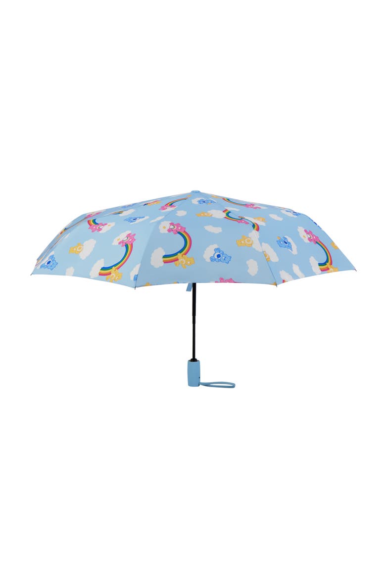 Adult Rain Umbrella  39" Automatic Folding, Compact & Travel-Friendly, Main, color, BLUE
