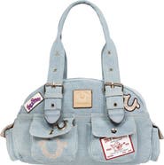 True Religion Multipatch Satchel Bag