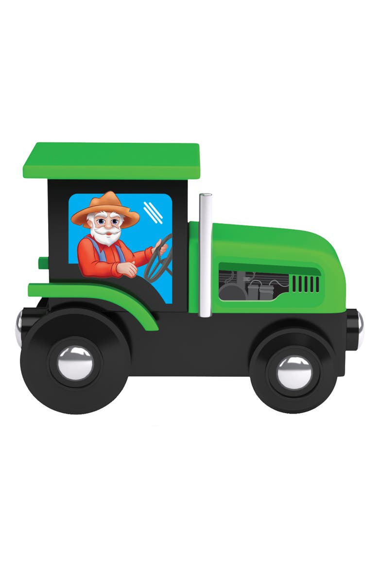 Old MacDonald Tractor Wood Toy Train, Main, color, Multicolor