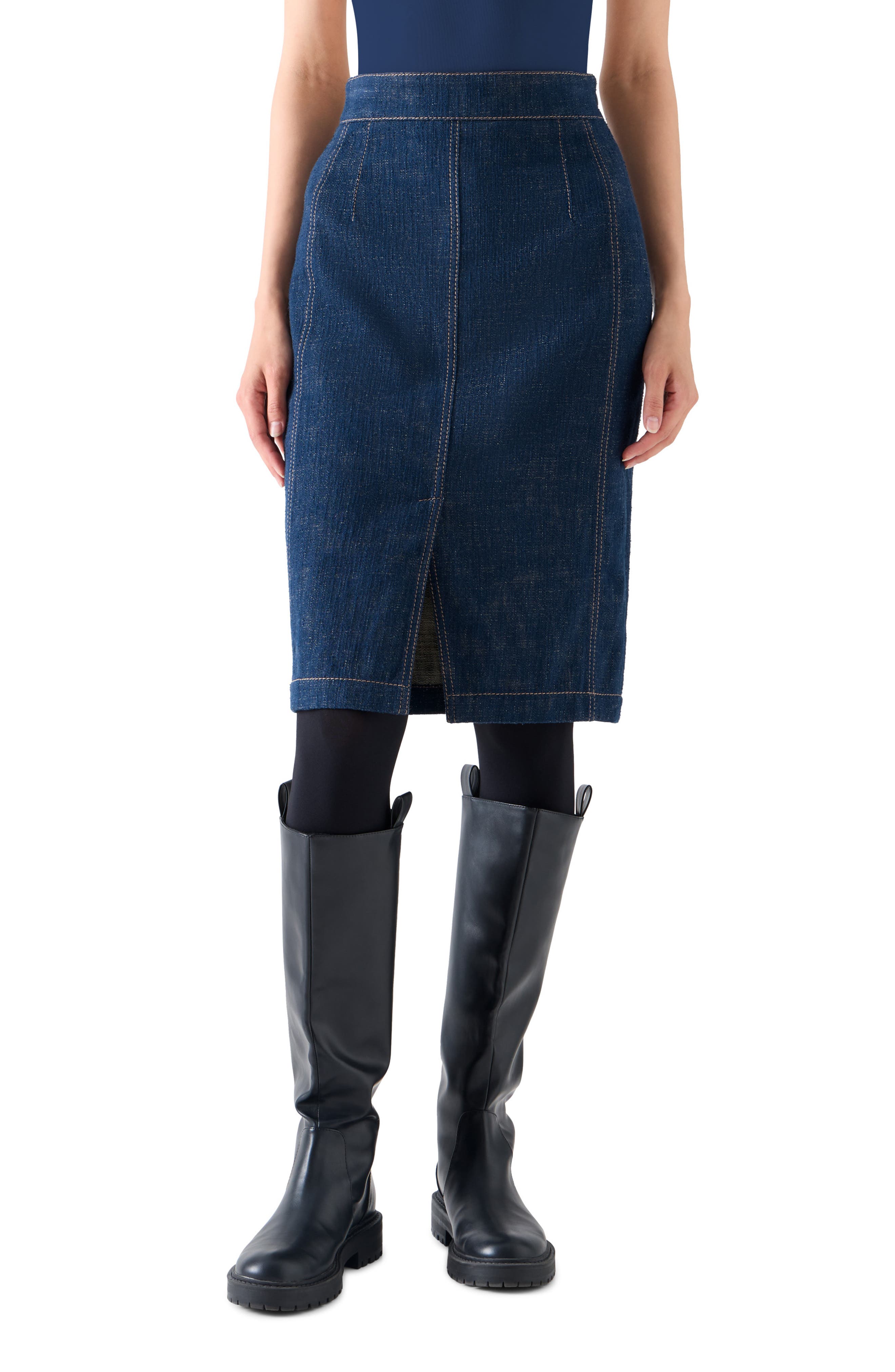 selected BLUE DENIM