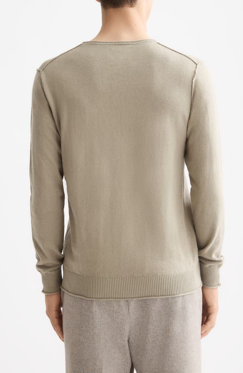 Scotch & Soda Neps Cotton & Wool Sweater In Gray