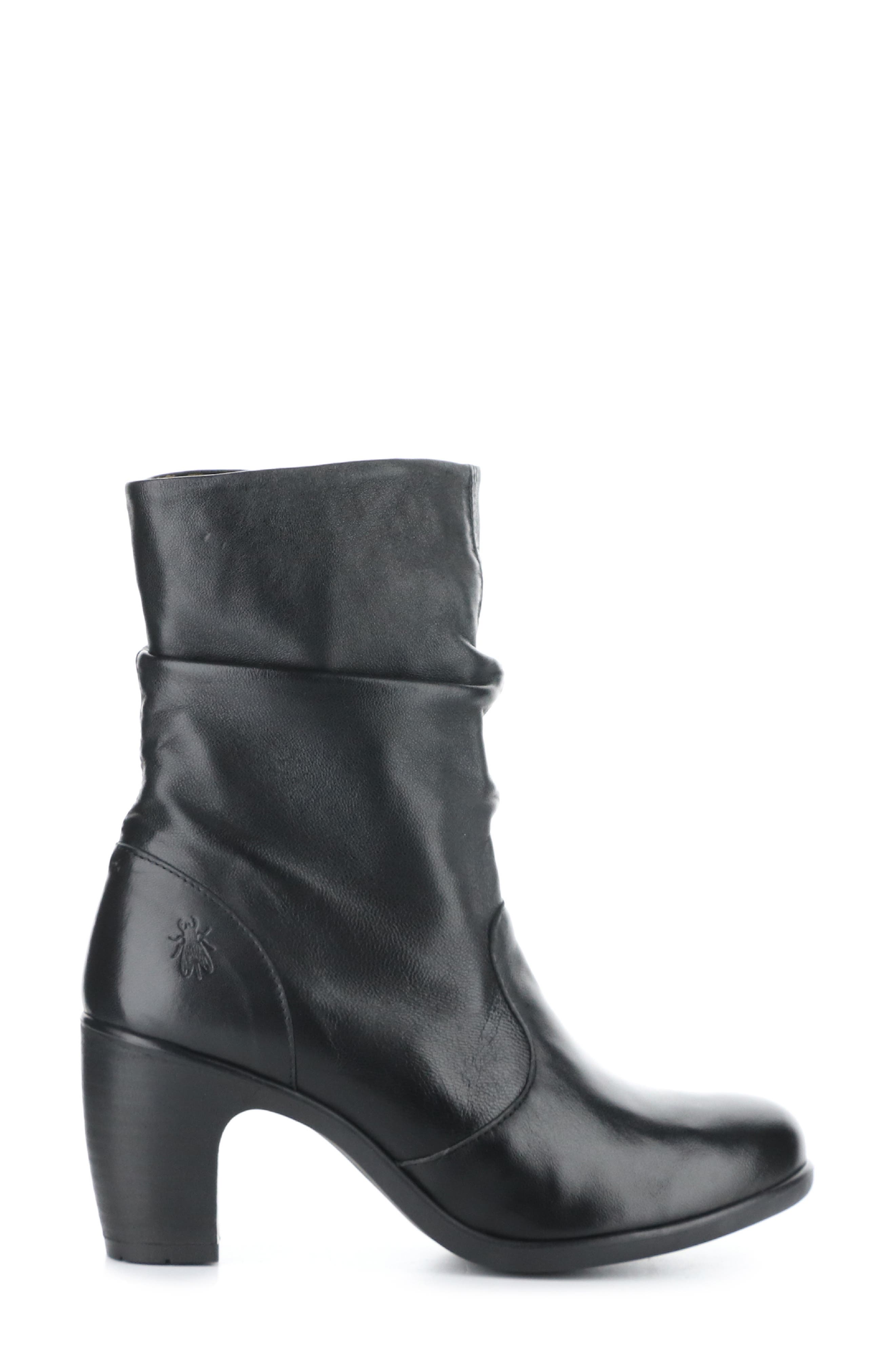 Fly London Klei Bootie, Alternate, color, Black Sofia