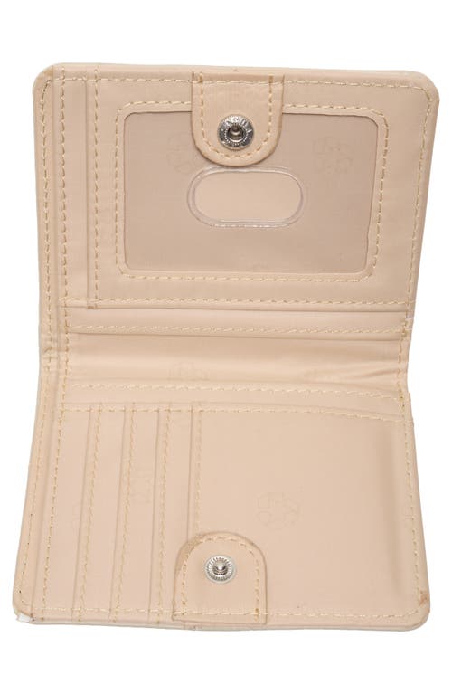 Mundi Small Leather Goods Quilted Bifold Wallet In Brown