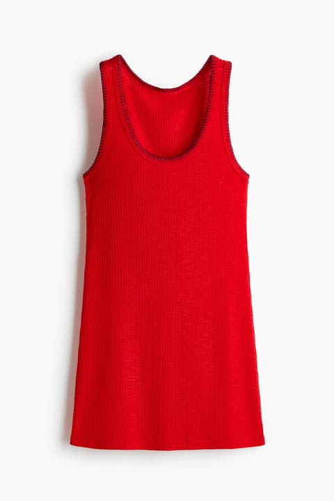 Rib-knit Dress