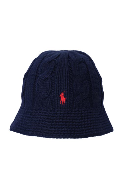 Polo Ralph Lauren Cable Bucket In Blue