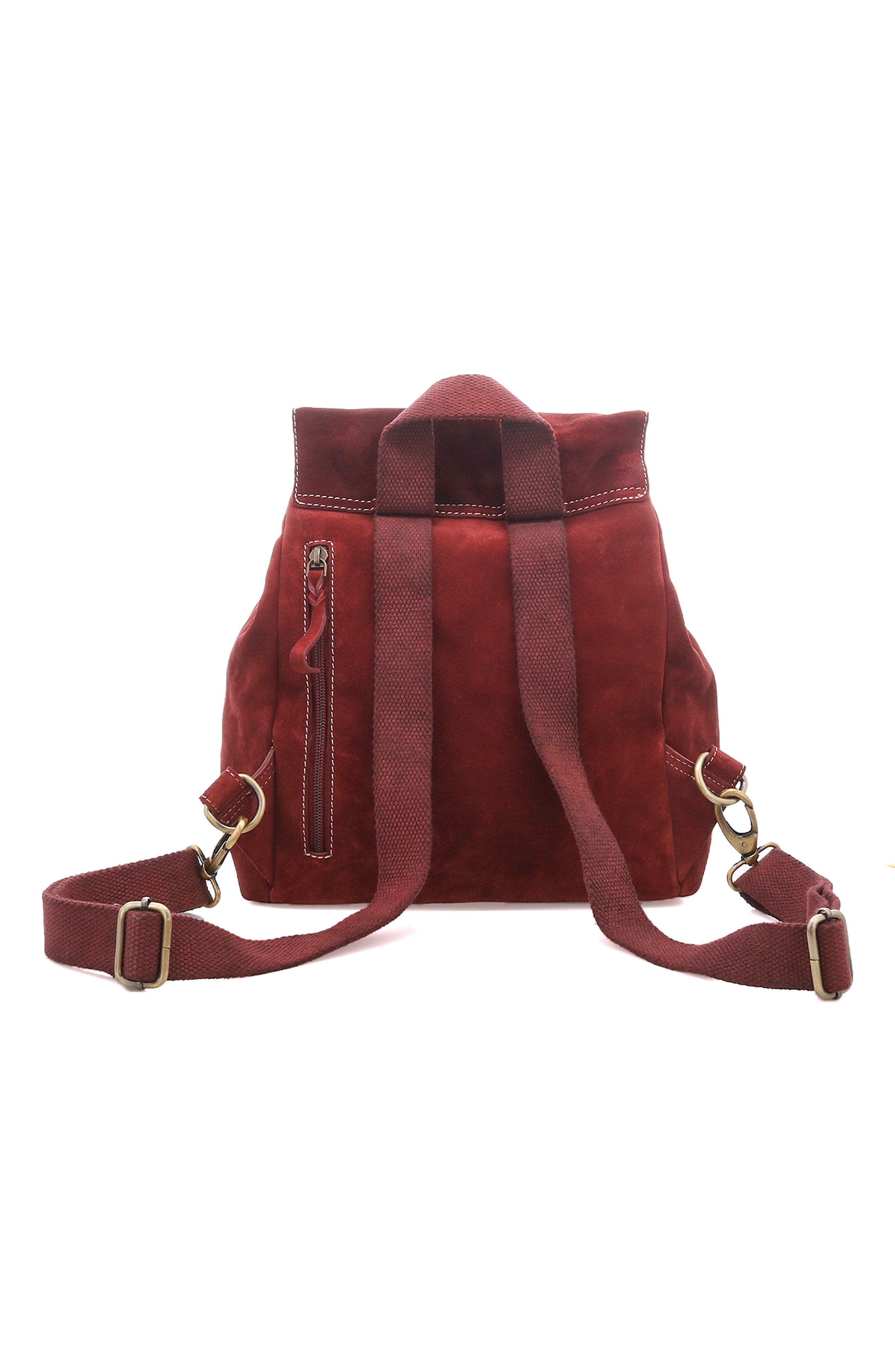 Damstad II Women's Backpack, Alternate, color, Wine Suede