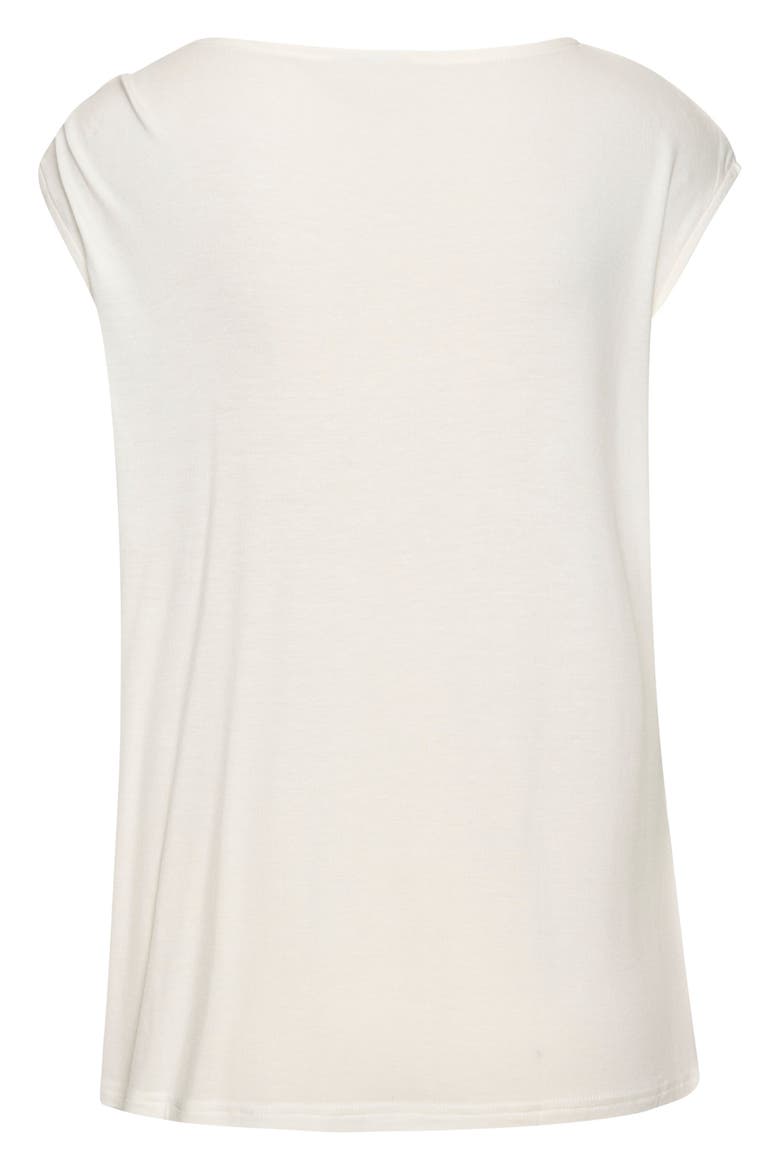 Asymmetrical Ring Detail Top, Alternate, color, Ivory