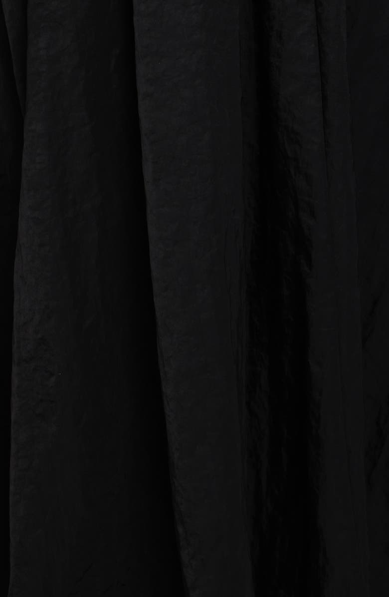 Petal & Pup Yuki Pleated Nylon Circle Skirt, Alternate, color, Black