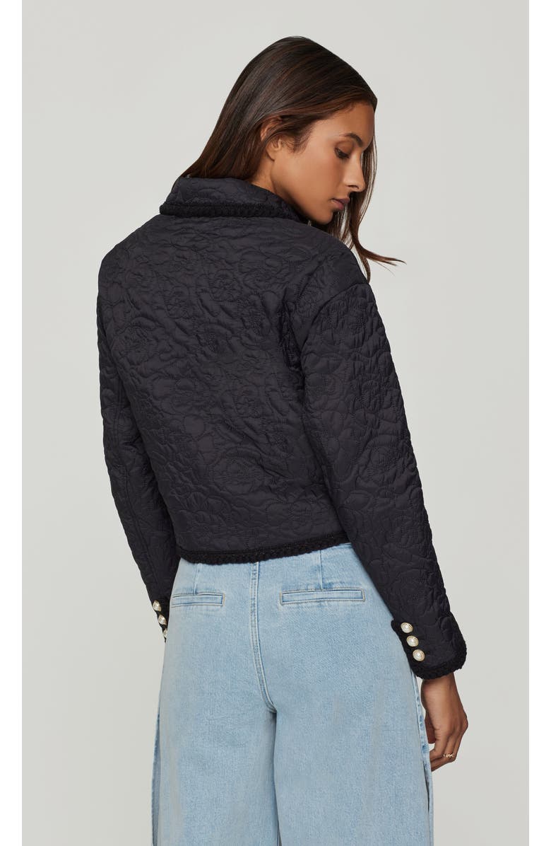 Generation Love Fabiana Quilted Jacket, Alternate, color, Black