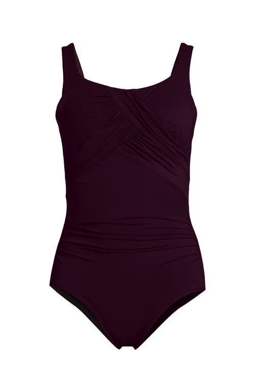 Lands' End Slender Suit Carmela One Piece Swimsuit