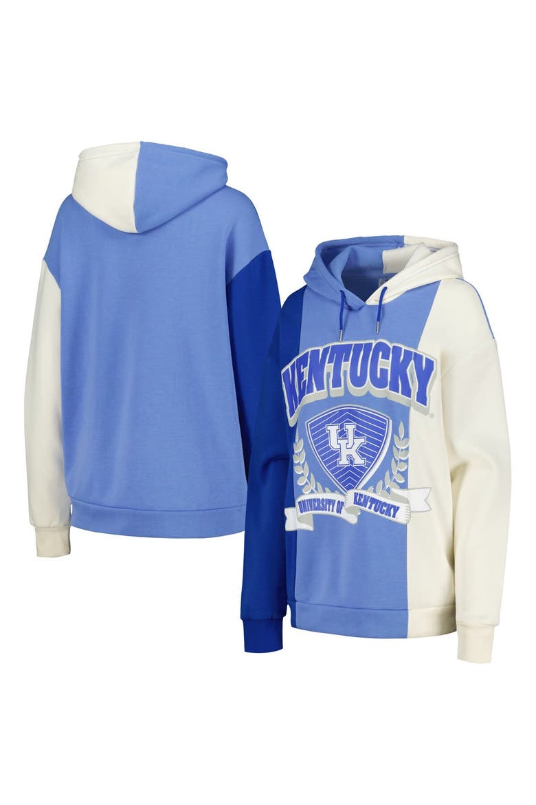 Women's Gameday Couture Royal Kentucky Wildcats Hall of Fame Colorblock Pullover Hoodie, Main, color, Royal