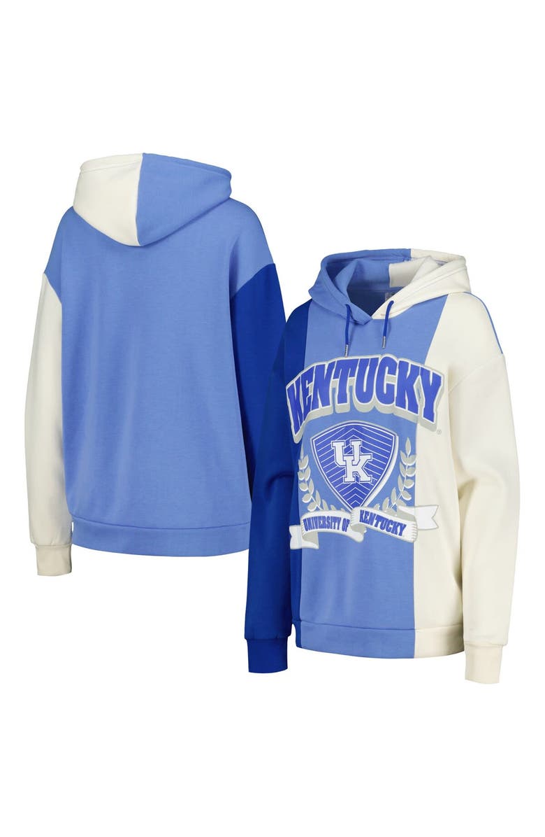 GAMEDAY COUTURE Women's Gameday Couture Royal Kentucky Wildcats Hall of Fame Colorblock Pullover Hoodie, Main, color, Royal