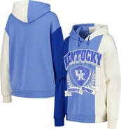 GAMEDAY COUTURE Women's Gameday Couture Royal Kentucky Wildcats Hall of Fame Colorblock Pullover Hoodie