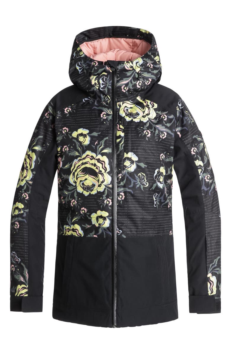 Roxy Torah Bright Snowflake Snow Jacket, Main, color, 