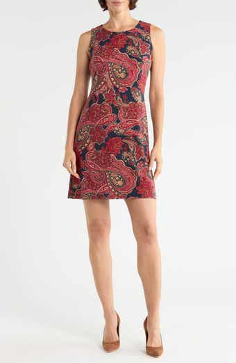 Paisley Sheath Dress