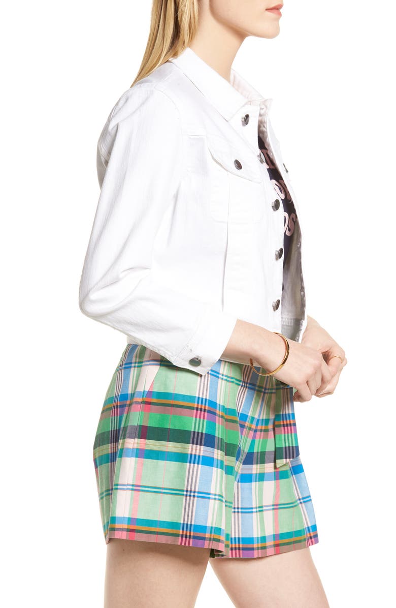 1901 White Denim Jacket, Alternate, color,