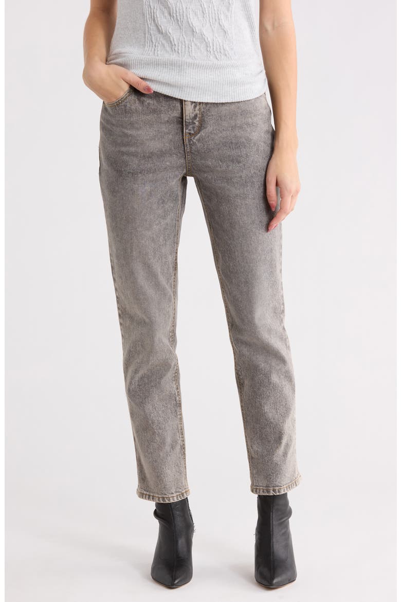 AbSolution Crop Jeans, Main, color, TINTED BROWN