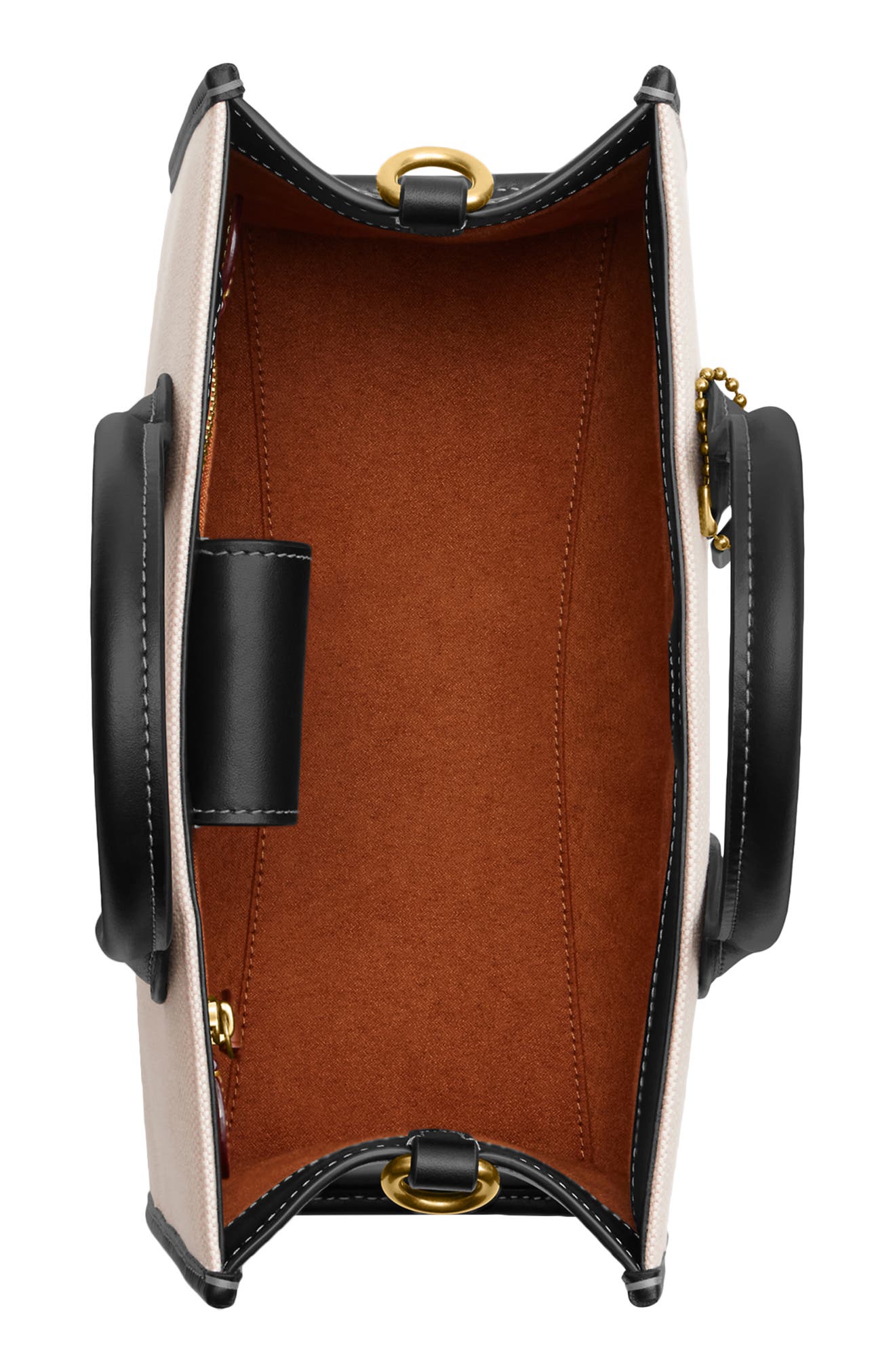 COACH Ace Canvas & Leather Tote, Alternate, color, 