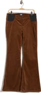 PAIGE Genevieve Flare Leg Corduroy Maternity Pants