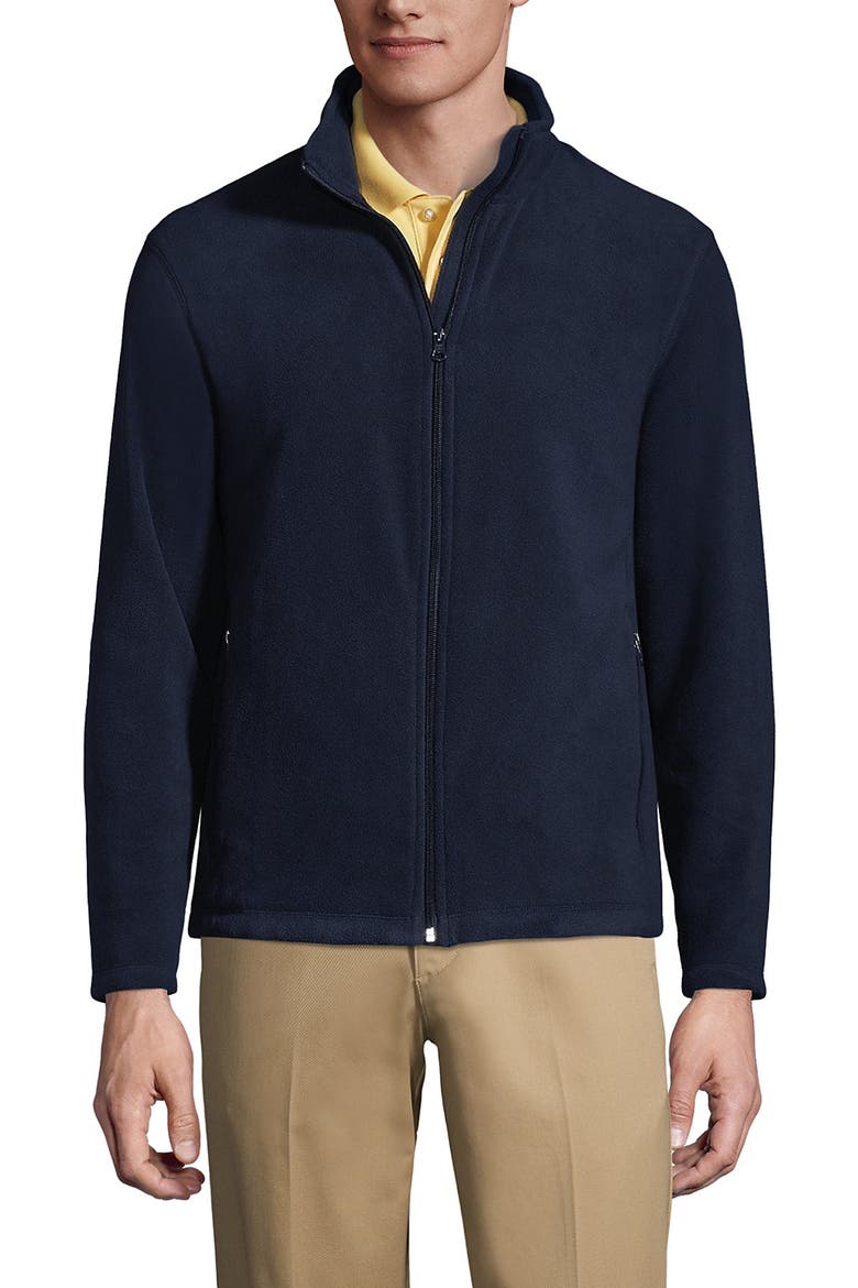 Full-zip Mid-weight Fleece Jacket, Main, color, Classic Navy
