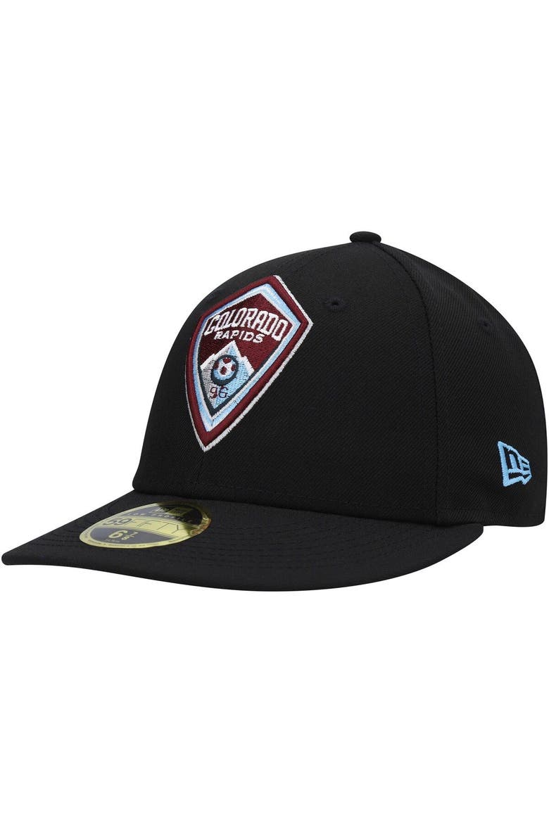 Men's New Era Black Colorado Rapids Primary Logo Low Profile 59FIFTY Fitted Hat, Main, color, Black