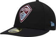 New Era Men's New Era Black Colorado Rapids Primary Logo Low Profile 59FIFTY Fitted Hat
