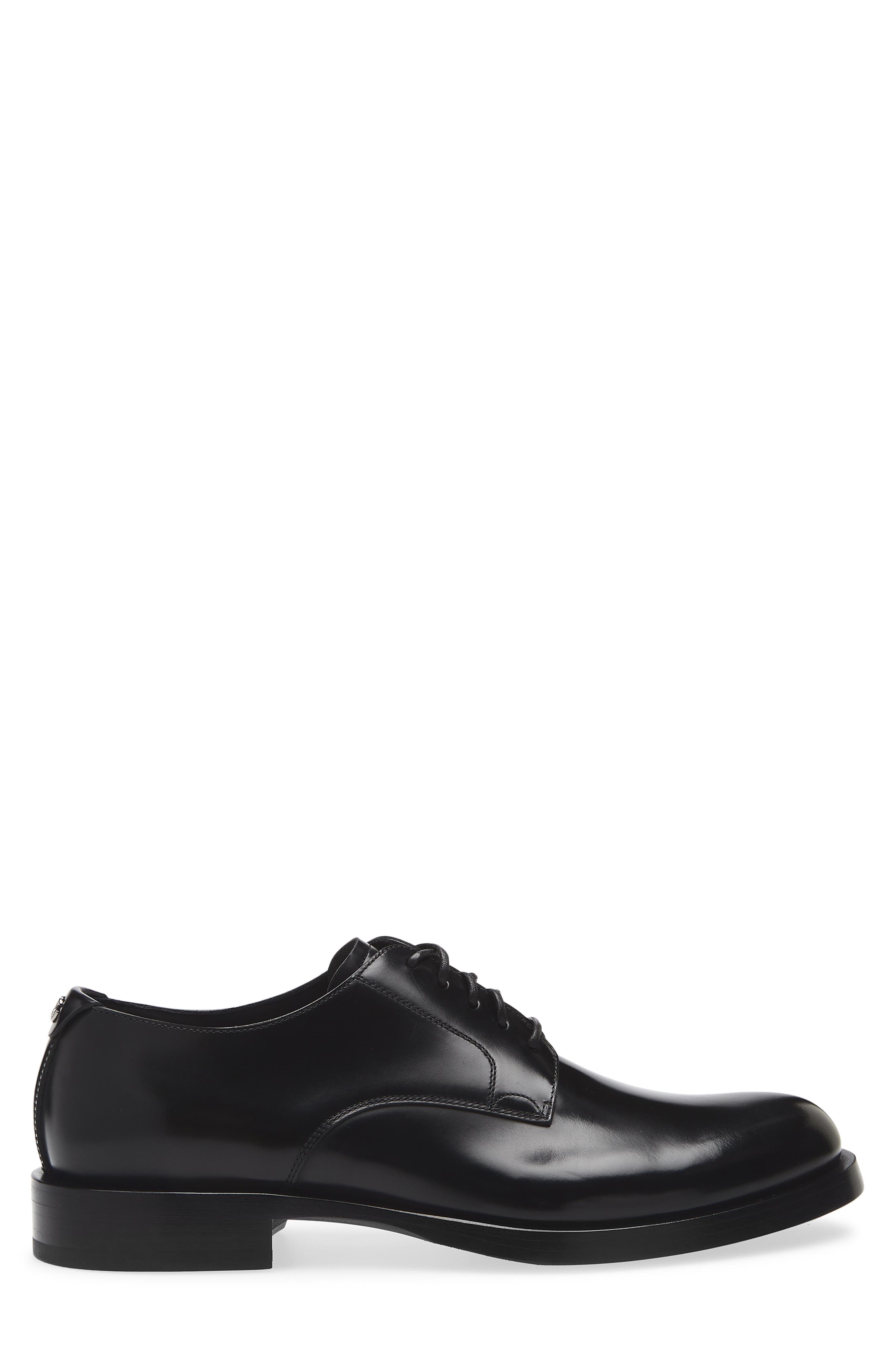Dolce&Gabbana Brushed Derby, Alternate, color, Nero