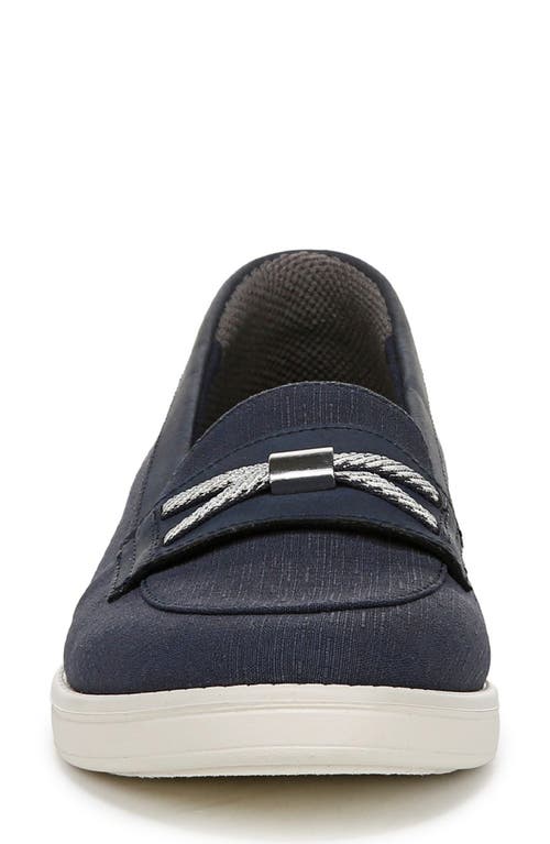 Bzees All Aboard Boat Shoe In Navy Fabric