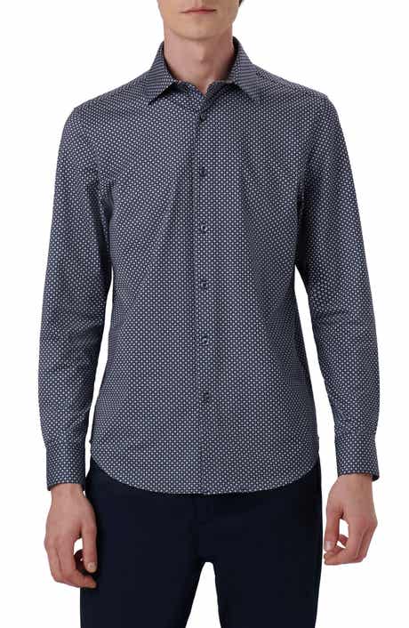 James OoohCotton® Dot Print Button-Up Shirt