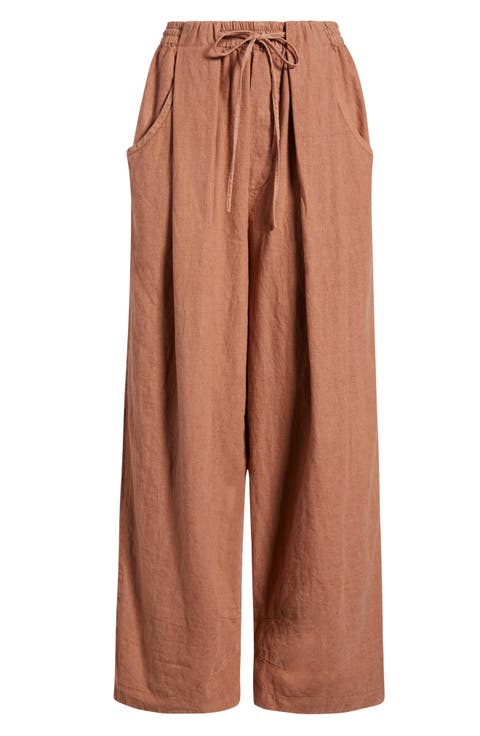 Chambers Laidback Linen & Cotton Drawstring Pants