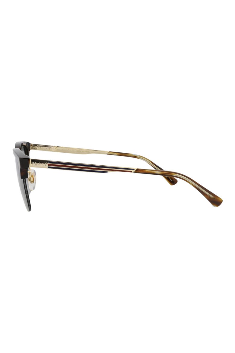 53mm Square Sunglasses, Alternate, color, HAVANA GOLD GREY
