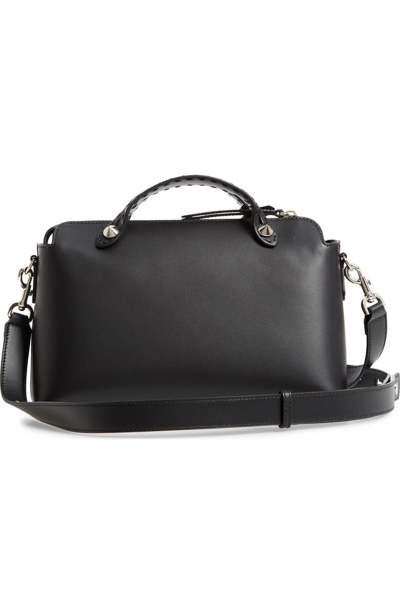 Fendi Medium By The Way Calfskin Leather Satchel, Alternate, color,