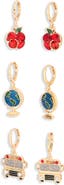 Leith Set of 3 Huggie Hoop Earrings