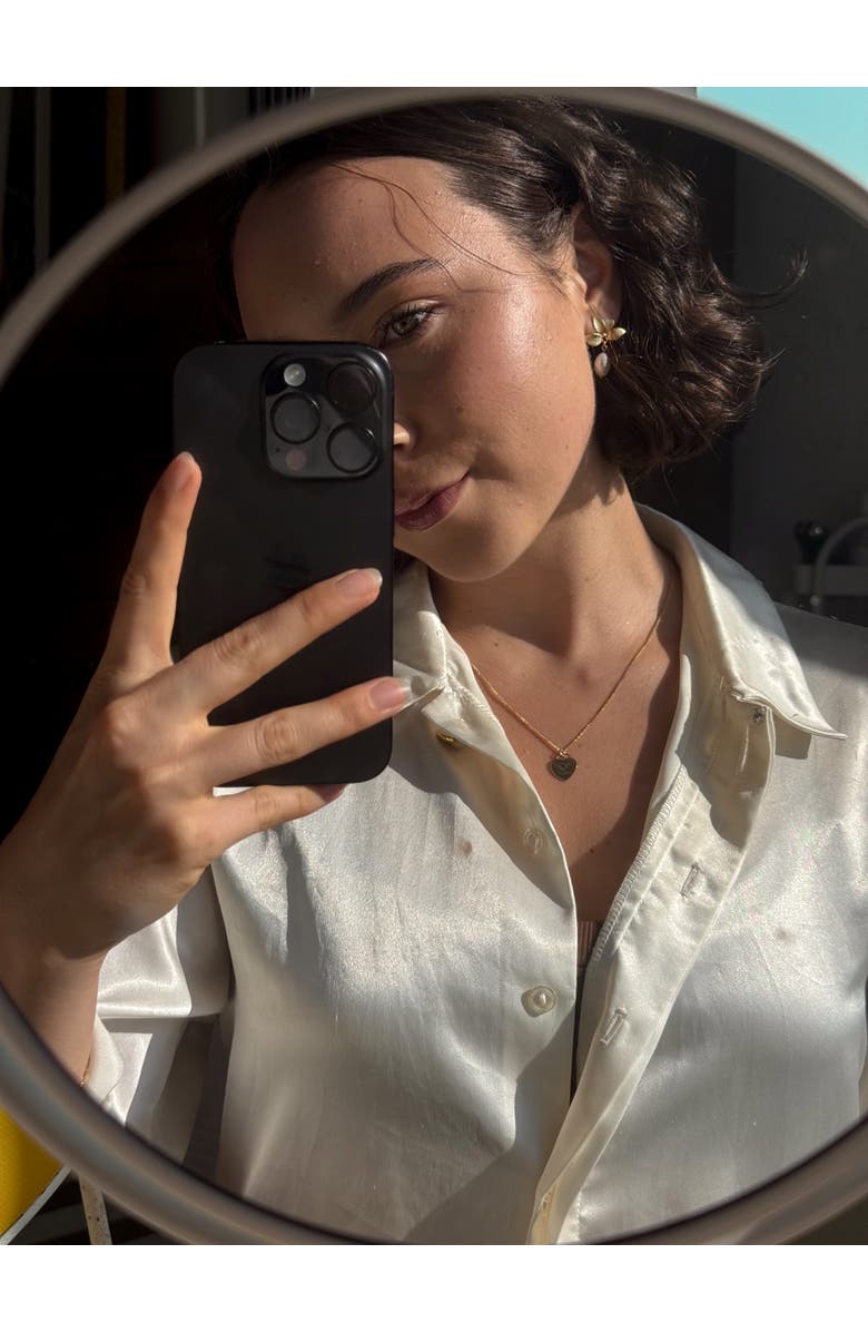 Set & Stones Alice Initial Heart Necklace, Alternate, color, Gold / M