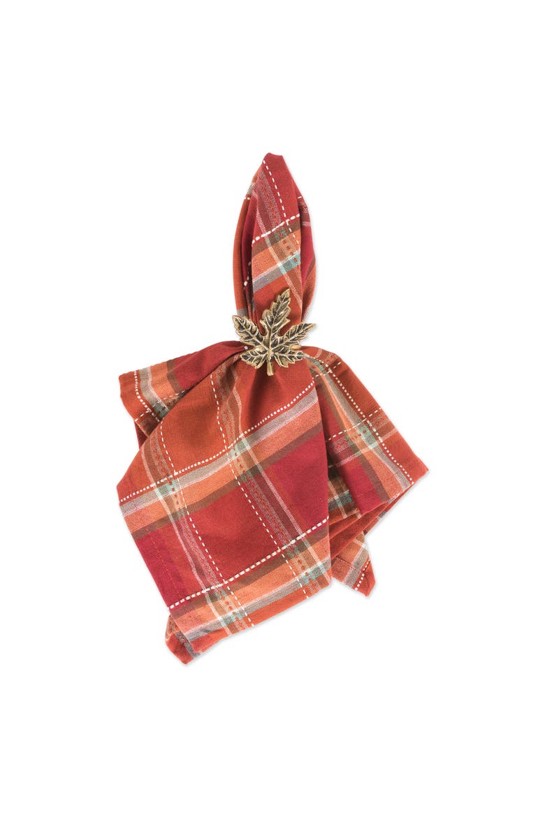 Autumn Spice Plaid Napkin Set/6, Alternate, color, Autumn Spice Plaid