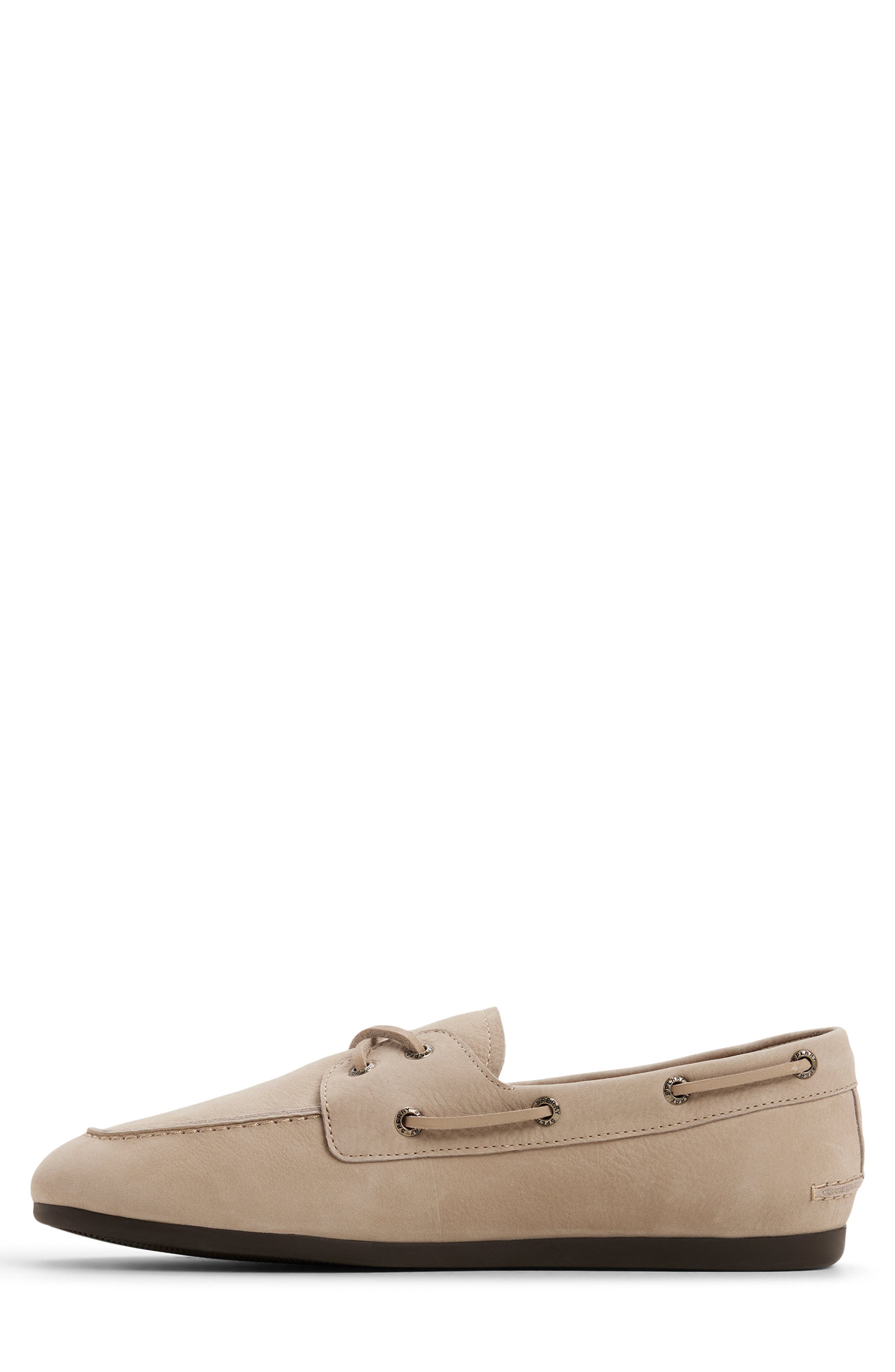 Sperry Slim Boat Shoe, Alternate, color, Natural