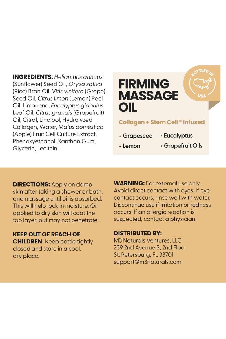 Anti-Cellulite Oil & Brush Bundle, Alternate, color, None