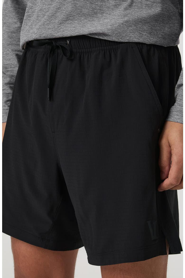 Hardkore Athletic Shorts, Alternate, color, BLACK
