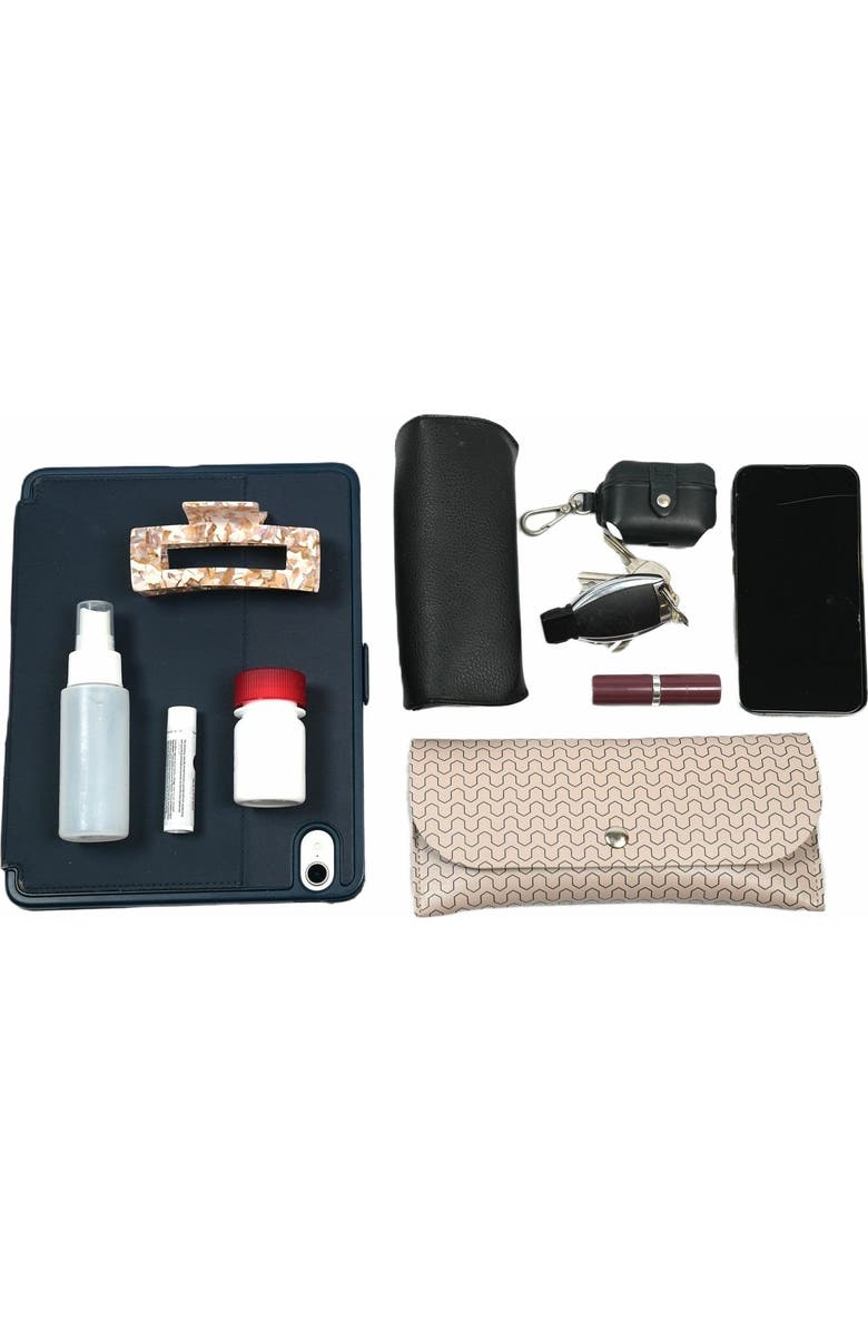 Handed By Char Recycled Plastic Handbag, Alternate, color, Black