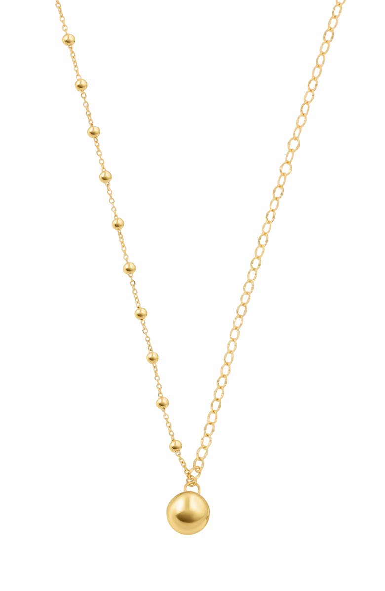 Bony Levy 14K Gold Ball Pendant Necklace, Main, color, 14K Yellow Gold