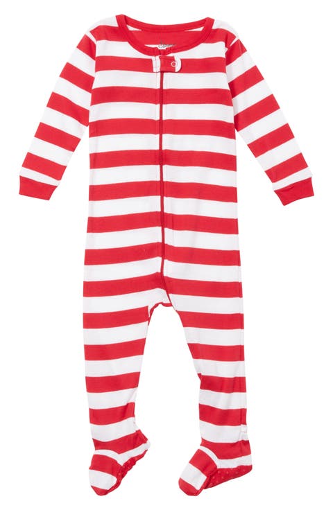 LEVERET Striped Footie